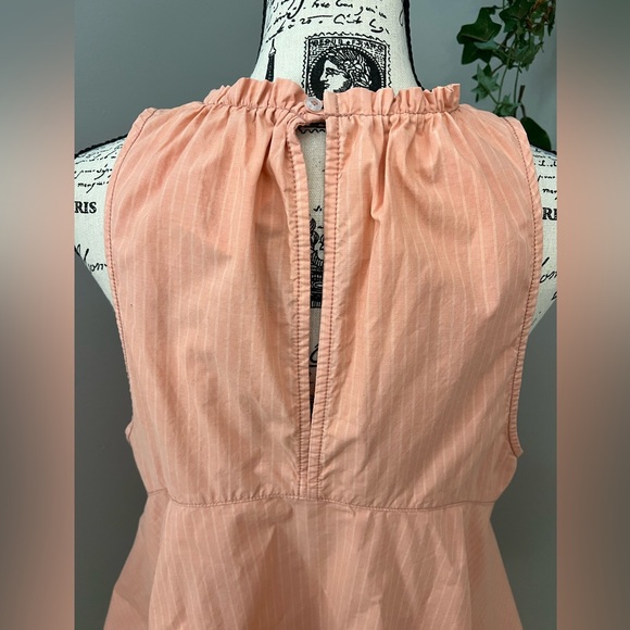NWT - Free People Peach Carla Stripe Tank Top - Picture 10 of 12